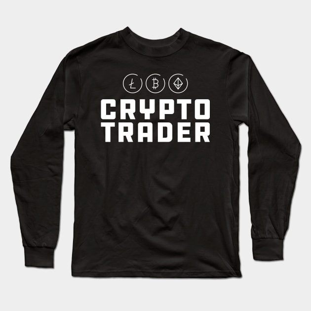 Crypto Trader Long Sleeve T-Shirt by KC Happy Shop